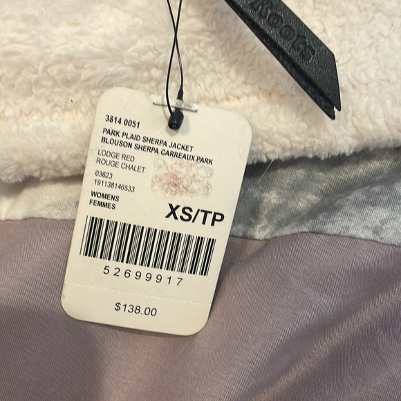 Plaid Sherpa jacket women’s xs - Picture 2 of 2